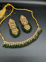 Egyptian Inspired Broad Bold Style Earrings with necklace - NATASHAHS