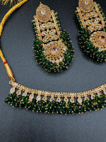 Egyptian Inspired Broad Bold Style Earrings with necklace - NATASHAHS