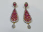 NATASHAH'S PINK ZIRCONS EARRINGS - NS0096 - NATASHAHS