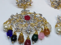 LIGHT MULTI COLORS ROYAL STYLE EARRINGS FOR ROYAL PEOPLE - NATASHAHS