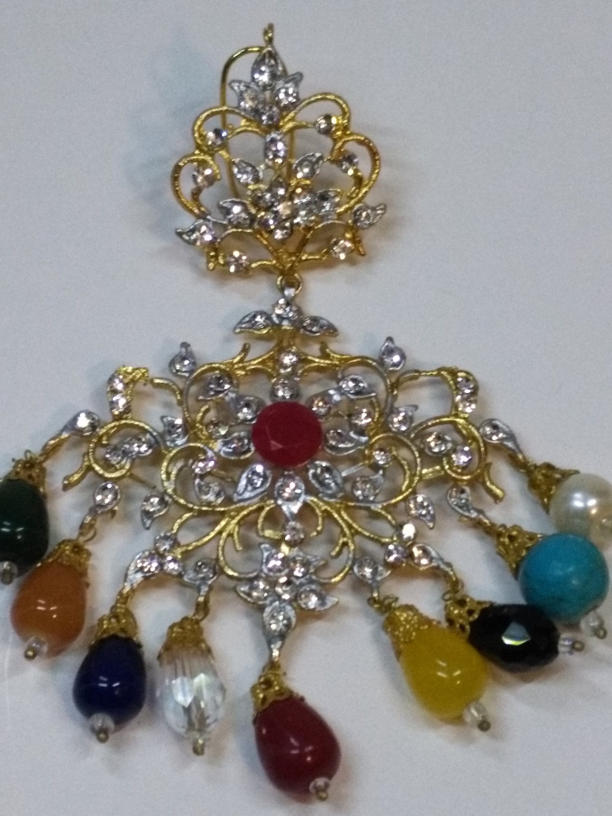 LIGHT MULTI COLORS ROYAL STYLE EARRINGS FOR ROYAL PEOPLE - NATASHAHS