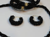 Elegant Style Black pearl set for Office ladies by Natashahs - NATASHAHS