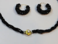 Elegant Style Black pearl set for Office ladies by Natashahs - NATASHAHS