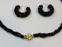 Elegant Style Black pearl set for Office ladies by Natashahs - NATASHAHS