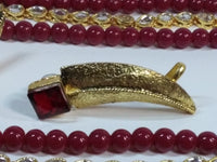 Egyptian Style polkie studded necklace set - NATASHAHS