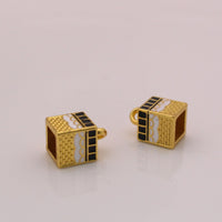 Islam muslim kaaba in mecca pendant muslim gold-plated kaaba pendant with chain