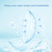 Contact Lenses For Eye Vision Correction Health Care Lenses With Minus Degree Myopia Power Prescription Eye Lens
