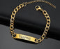 Custom Name Bracelets Stainless Steel Engrave Date Bracelet Personalized Bangles Women Men ID Memory Jewelry Gift - NATASHAHS