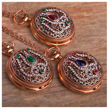 Turkish Quartz Pocket Watch Necklace - NATASHAHS