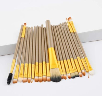 ceramic holder for makeup brushes and makeup applicator gift pack