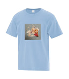 Printed T-shirts in unique designs in Medium size for young boys and girls