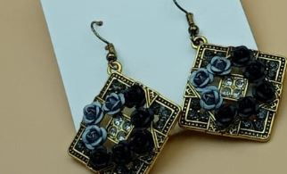 flower bouqet earrings - NATASHAHS