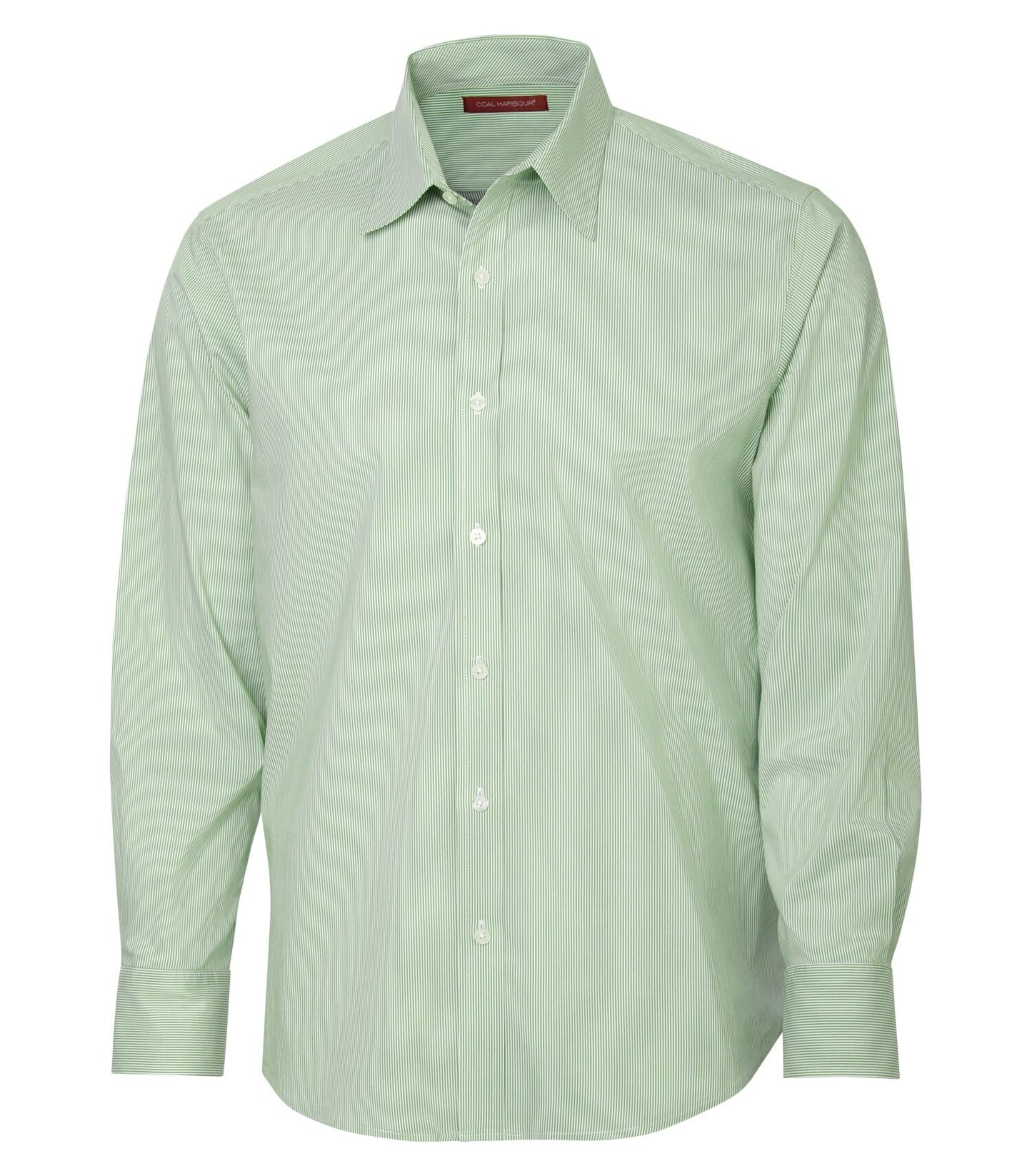 COAL HARBOUR® MINI STRIPE STRETCH WOVEN SHIRT