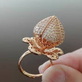 Flower Bloom Ring- A symbol of timeless commitment love & affection - NATASHAHS