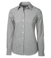COAL HARBOUR® MINI STRIPE STRETCH WOVEN LADIES' SHIRT