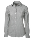 COAL HARBOUR® MINI STRIPE STRETCH WOVEN LADIES' SHIRT