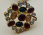 Chrysanthemum flower & Square Earrings of 1.25 inch - NATASHAHS