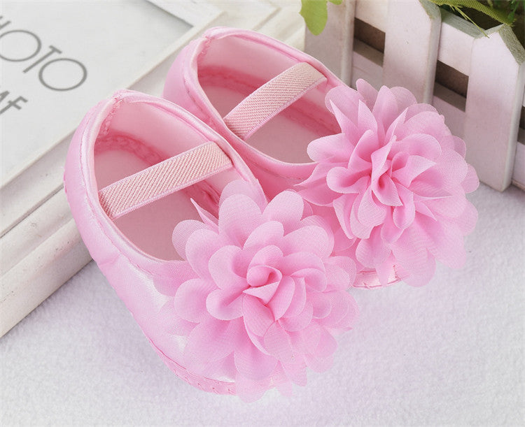 Baby Girl Shoes First Walkers Lace Floral Newborn Baby Shoes Princess Infant Toddler Baby Shoes for Girls Party - NATASHAHS