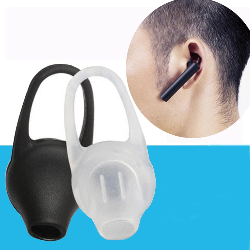 3 pièces/ensemble Coque en silicone pour écouteurs intra-auriculaires Bluetooth, crochets, embouts et coussinets pour écouteurs