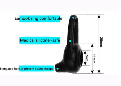 3pcs/set Silicone In-Ear Bluetooth Earphone case earhook set covers Tips Earbuds eartips Earplug Ear pads cushion for earphones - NATASHAHS