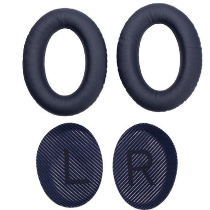 زوج من وسائد الأذن البديلة لسماعات الرأس BOSE QC35 من Quiet Comfort 35 &amp; 35 ii، وسائد أذن من إسفنج الذاكرة عالية الجودة مع قضيب تثبيت