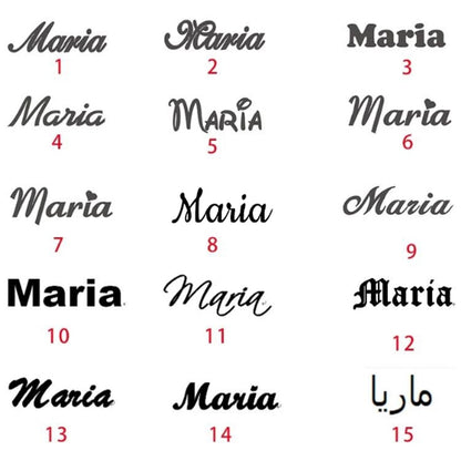 Personalized Name Charm Adjustable Gold Bracelet with Pearl for Lovers - NATASHAHS