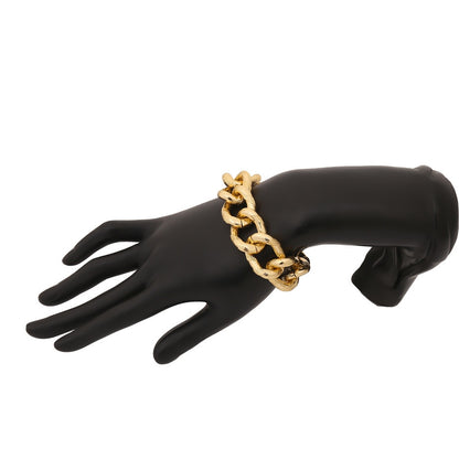 Exaggerated Cuban Big Chunky Chain Necklace & Pendant Bracelet - NATASHAHS