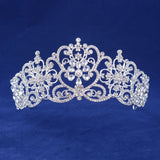 Luxury Crystal Rhinestones Royal Princess Bridal Tiaras Crown Rhinestone Pageant Crowns Bride Headbands Wedding Hair Accessories - NATASHAHS
