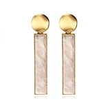 Natashahs Statement Drop Earrings For Women Fashion Vintage Geometric Long Dangle Earrings - NATASHAHS