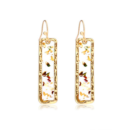 Natashahs Statement Drop Earrings For Women Fashion Vintage Geometric Long Dangle Earrings - NATASHAHS