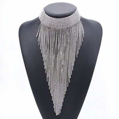 2020 New Full rhinestone Clavicle Necklace - NATASHAHS