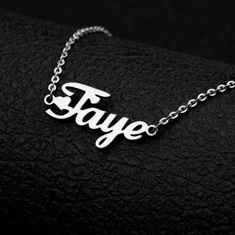 Personalized Custom Name Anklets For Women Gold Silver Color Stainless Steel Foot Chain - NATASHAHS