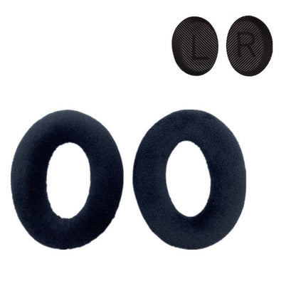 زوج من وسائد الأذن البديلة لسماعات الرأس BOSE QC35 من Quiet Comfort 35 &amp; 35 ii، وسائد أذن من إسفنج الذاكرة عالية الجودة مع قضيب تثبيت