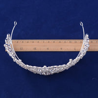 Luxury Crystal Rhinestones Royal Princess Bridal Tiaras Crown Rhinestone Pageant Crowns Bride Headbands Wedding Hair Accessories - NATASHAHS