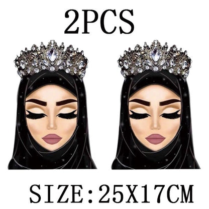 Beautiful Thermo Transfer Sticker On Clothes DIY Iron On Patches For Clothing Washable Women T-shirt Patch Applique - NATASHAHS