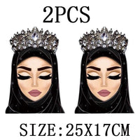 Beautiful Thermo Transfer Sticker On Clothes DIY Iron On Patches For Clothing Washable Women T-shirt Patch Applique - NATASHAHS