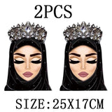 Beautiful Thermo Transfer Sticker On Clothes DIY Iron On Patches For Clothing Washable Women T-shirt Patch Applique - NATASHAHS