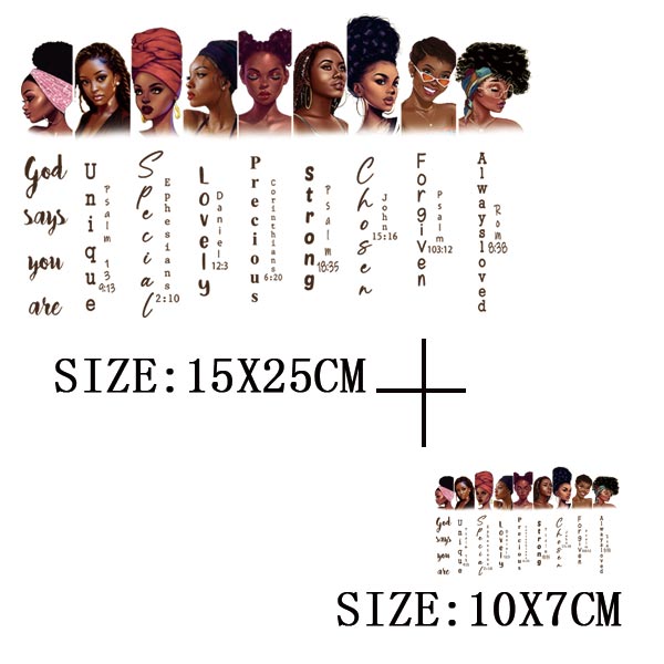 Beautiful Thermo Transfer Sticker On Clothes DIY Iron On Patches For Clothing Washable Women T-shirt Patch Applique - NATASHAHS