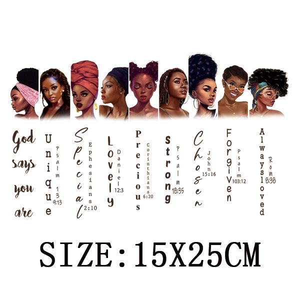 Beautiful Thermo Transfer Sticker On Clothes DIY Iron On Patches For Clothing Washable Women T-shirt Patch Applique - NATASHAHS