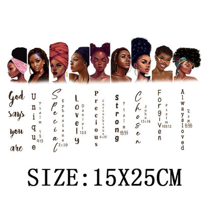 Beautiful Thermo Transfer Sticker On Clothes DIY Iron On Patches For Clothing Washable Women T-shirt Patch Applique - NATASHAHS