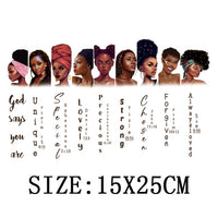 Beautiful Thermo Transfer Sticker On Clothes DIY Iron On Patches For Clothing Washable Women T-shirt Patch Applique - NATASHAHS