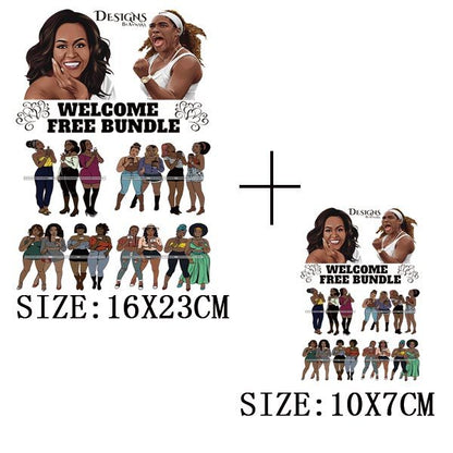 Beautiful Thermo Transfer Sticker On Clothes DIY Iron On Patches For Clothing Washable Women T-shirt Patch Applique - NATASHAHS