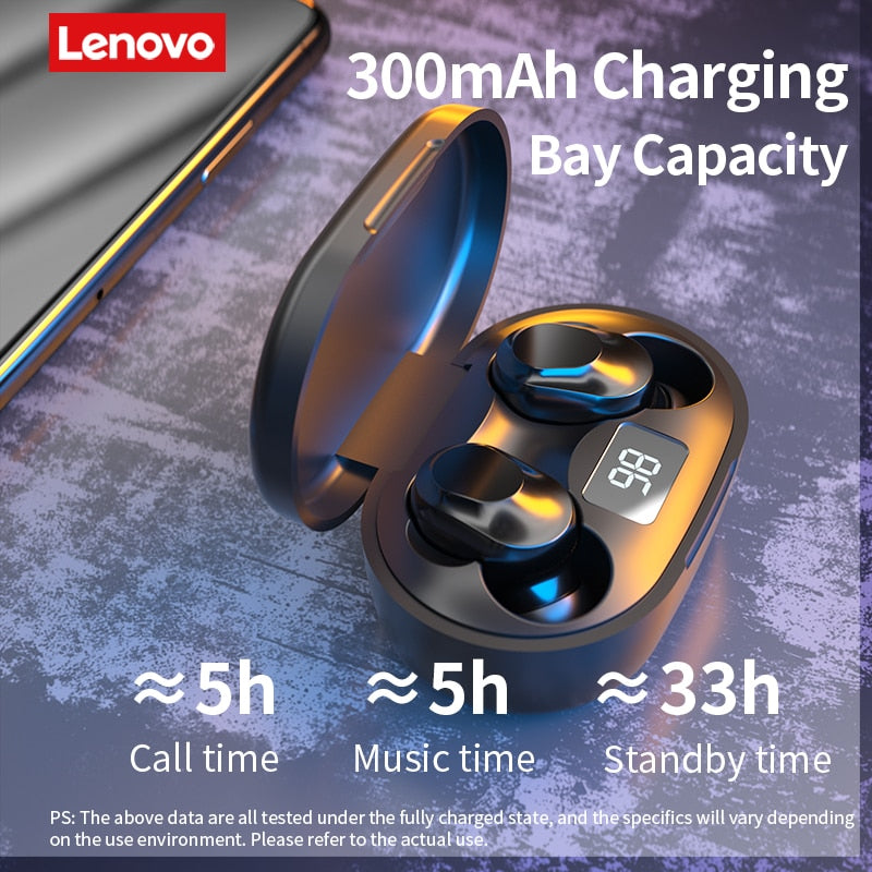 Original Lenovo XT91 TWS Earphone Wireless Bluetooth Headphones AI Control Gaming Headset Stereo bass With Mic Noise Reduction - NATASHAHS