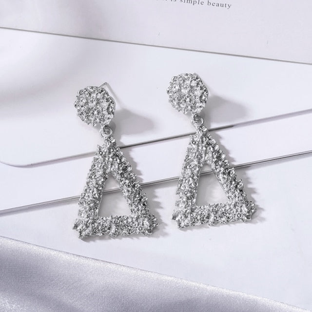 Fashion Statement Earring Geometric Large Earrings For Women Hanging Dangle Earrings Drop Earrings - NATASHAHS