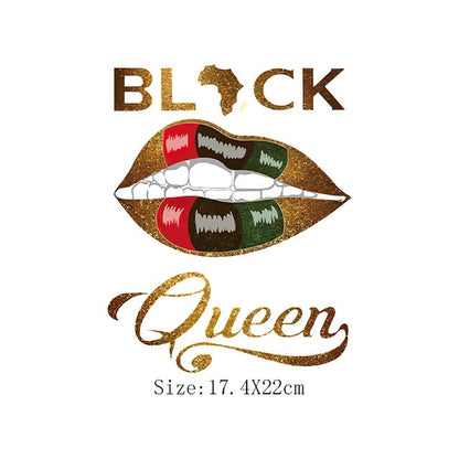 Print Lips Patches For Clothes Heat Transfer Thermal Stickers DIY Washable T-Shirts Iron On Transfer  Girls Lips Patches - NATASHAHS