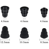 1 Pair Replacement Triple Flange Ear Tips Earbuds Silicone For Most in Ear Headphones for Sony Senso Powerbeats Jaybird etc
