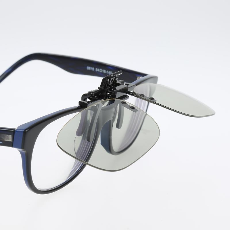 Clip On type Passive Circular 3D Glasses Clip for LG 3D TV Cinema Film 3D Glasses Hanging Frame Myopia Glasses Stereo Clip - NATASHAHS