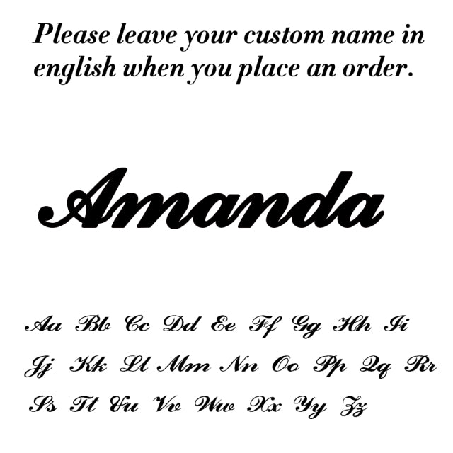 Custom Name Necklace Personalized Steel Color Stainless Steel Necklaces For Women Man Customized Jewelry - NATASHAHS