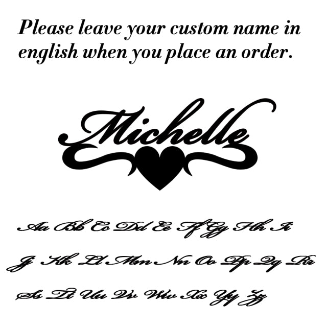Custom Name Necklace Personalized Steel Color Stainless Steel Necklaces For Women Man Customized Jewelry - NATASHAHS