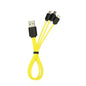 كابل بيانات متعدد الوظائف 4 في 1، كابل شحن، كابل بيانات أندرويد، كابل شحن بواجهة Micro USB